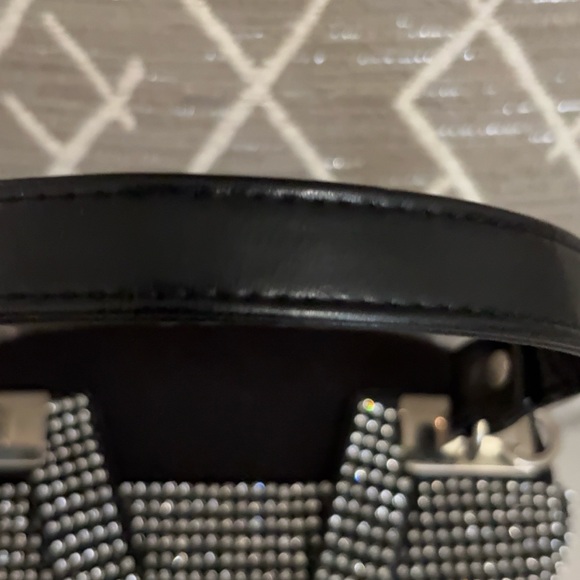 Black and Silver Studded Handbag - Picture 4 of 12